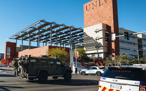 Bei einem Schusswaffenangriff an einer Universität in Las Vegas wurden drei Menschen getötet. - Foto: Madeline Carter/Las Vegas Review-Journal/AP/dpa