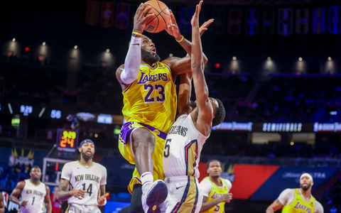 LeBron James erzielte 30 Punkte für die Los Angeles Lakers. - Foto: Ian Maule/AP/dpa