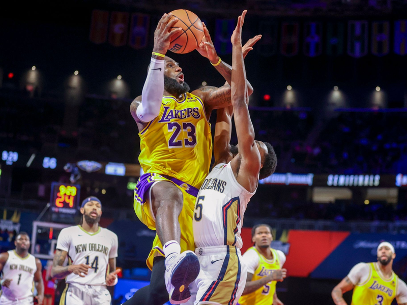 LeBron James erzielte 30 Punkte für die Los Angeles Lakers. - Foto: Ian Maule/AP/dpa