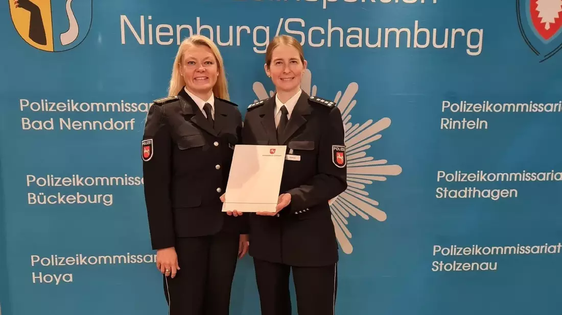 POL-GOE: Polizeikommissariat Rinteln unter neuer Leitung: Kommissariatsleiterin Melanie Meinke offiziell in neues Amt eingeführt - Bild: presseportal.de