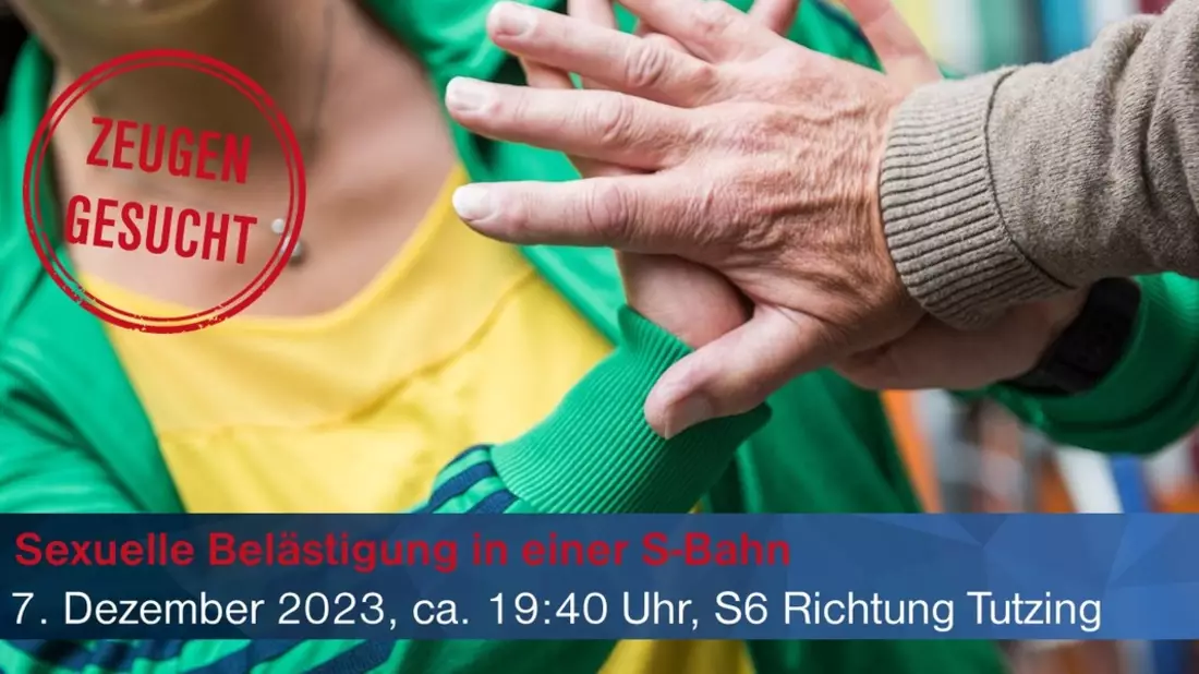 Bundespolizeidirektion München: Sexuelle Belästigung in der S-Bahn / Bundespolizei sucht Zeugen - Bild: presseportal.de