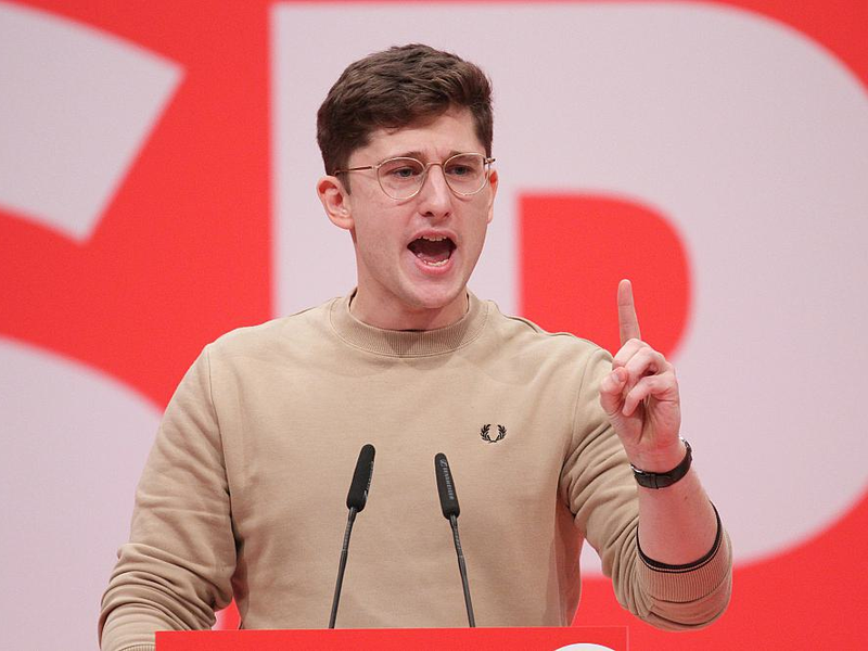 Philipp Türmer beim SPD-Parteitag am 08.12.2023 - Foto: über dts Nachrichtenagentur