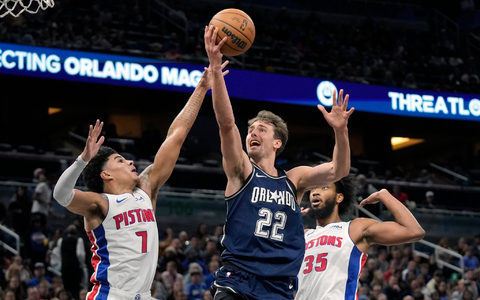 Mit 21 Punkten war Franz Wagner beim 108:81 in Orlando erfolgreichster Werfer. - Foto: John Raoux/AP
