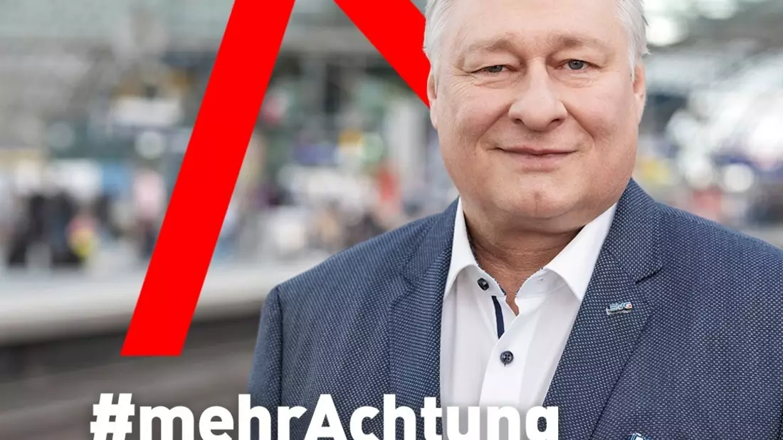 EVG Martin Burkert: 6.000 Azubis in 2024 - Deutsche Bahn AG erfüllt Forderungen der Gewerkschaft - Bild: presseportal.de