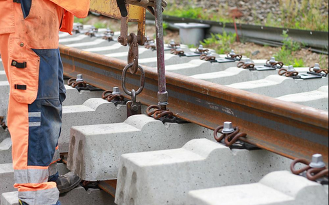 Bauarbeiten an einer Gleisanlage (Archiv) - Foto: über dts Nachrichtenagentur