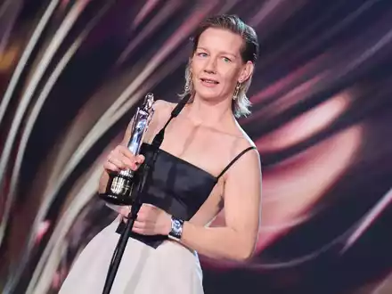 Auch bei den Golden Globes nominiert: Sandra Hüller. - Foto: Annette Riedl/dpa