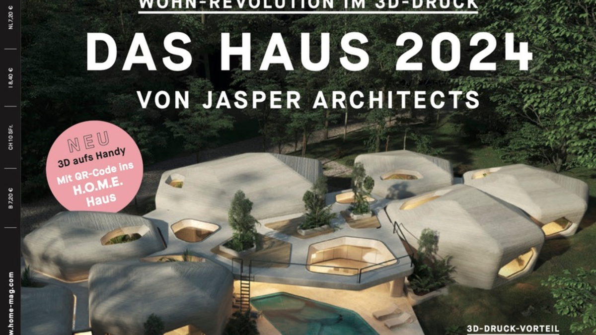 Das H.O.M.E. Haus 2024 von JASPER ARCHITECTS: Ein Natur-Nest-Erlebnis in 3D-Drucktechnologie - Foto: presseportal.de