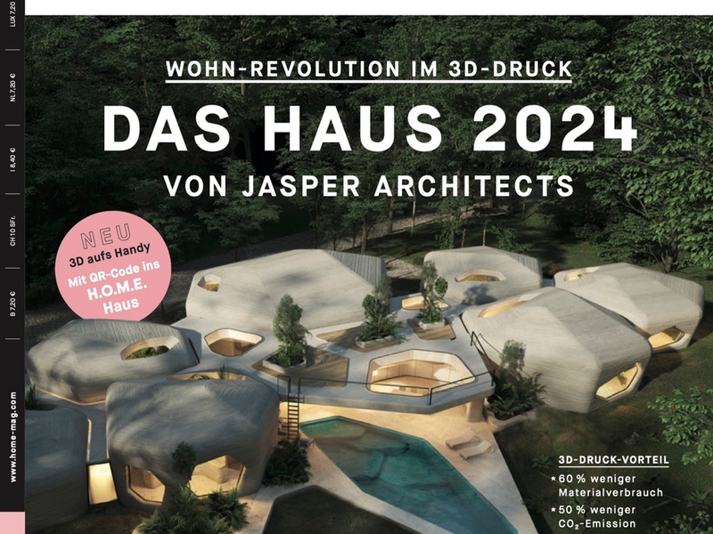Das H.O.M.E. Haus 2024 von JASPER ARCHITECTS: Ein Natur-Nest-Erlebnis in 3D-Drucktechnologie - Foto: presseportal.de
