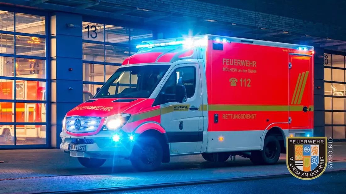 FW-MH: Verkehrsunfall auf der A40 mit drei leicht verletzten Personen - Bild: presseportal.de