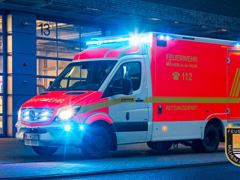 FW-MH: BAB40 - Verkehrsunfall im Berufsverkehr mit zwei leicht verletzten Personen - Foto: presseportal.de