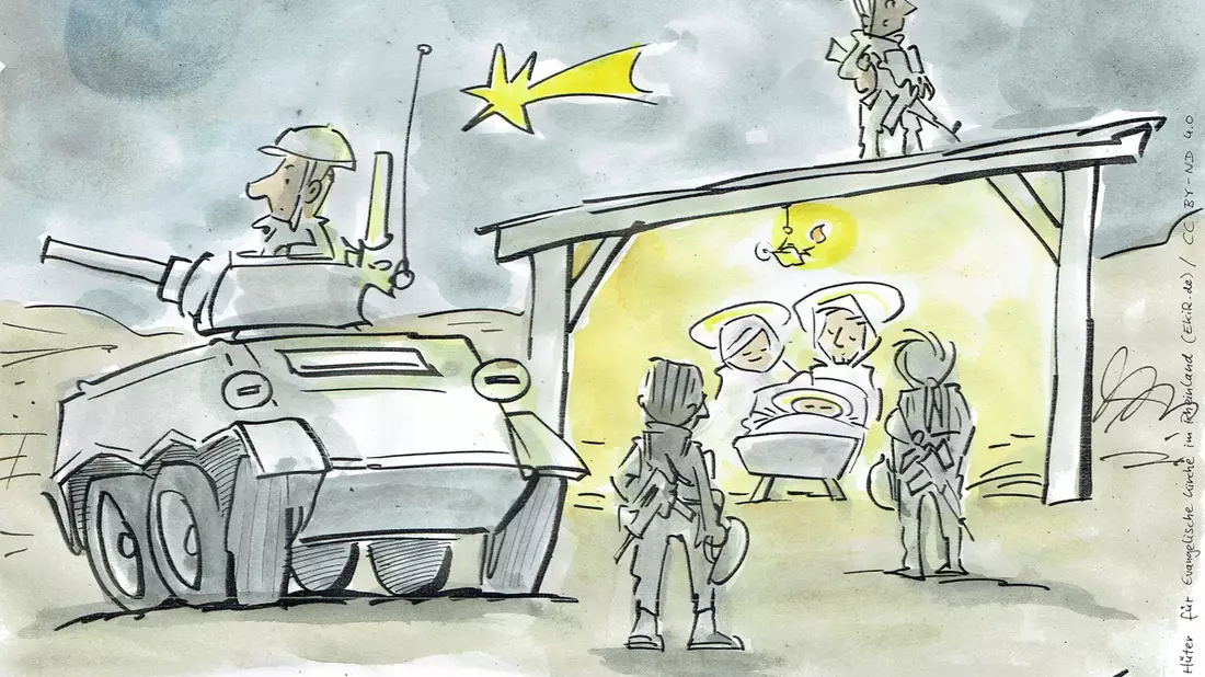 Karikaturen zur Weihnachtszeit - Bild: presseportal.de