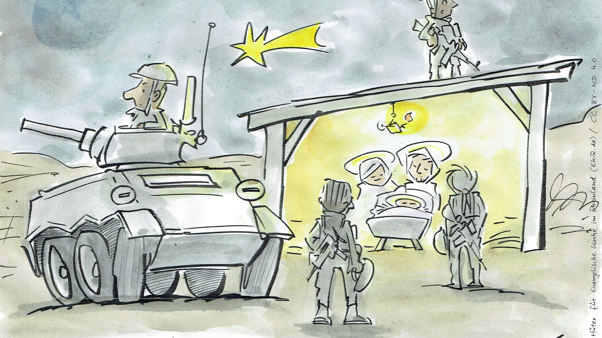 Karikaturen zur Weihnachtszeit - Foto: presseportal.de