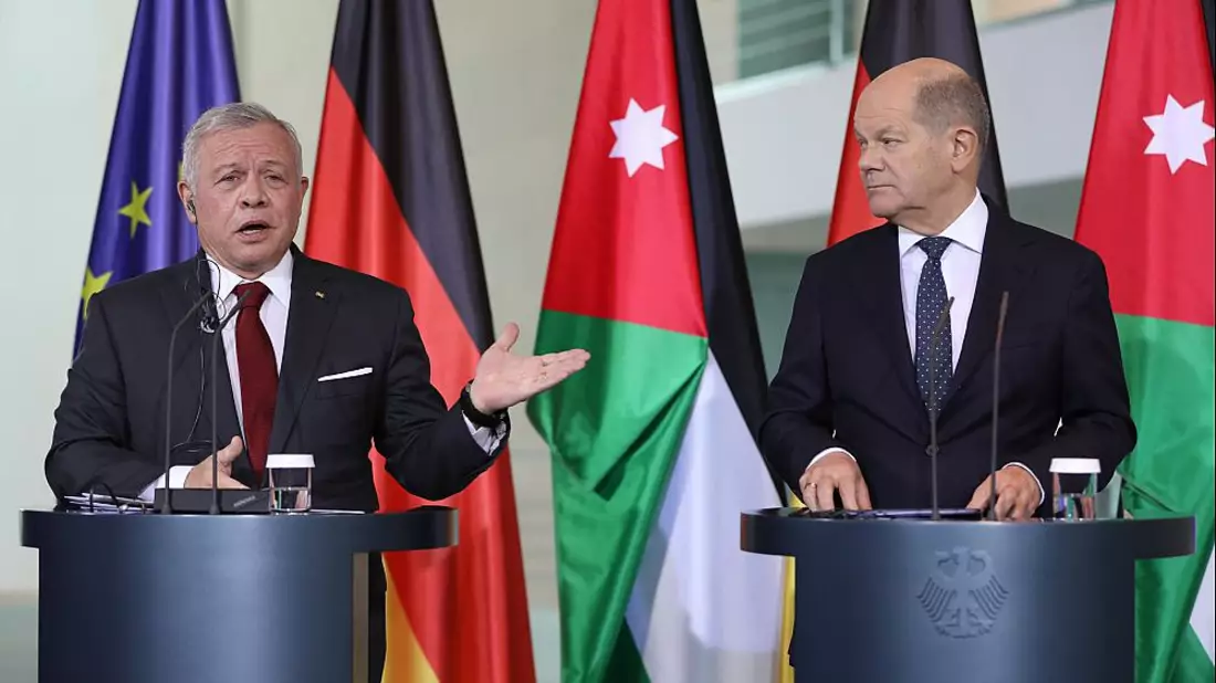 Abdullah II. bin al-Hussein und Olaf Scholz (Archiv) - Bild: über dts Nachrichtenagentur
