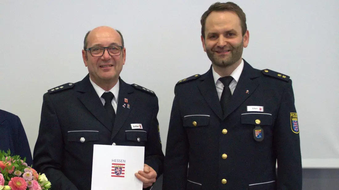 POL-OH: Ein bekanntes Gesicht verlässt das Polizeipräsidium Osthessen: PHK Wolfgang Keller in den Ruhestand verabschiedet - Bild: presseportal.de