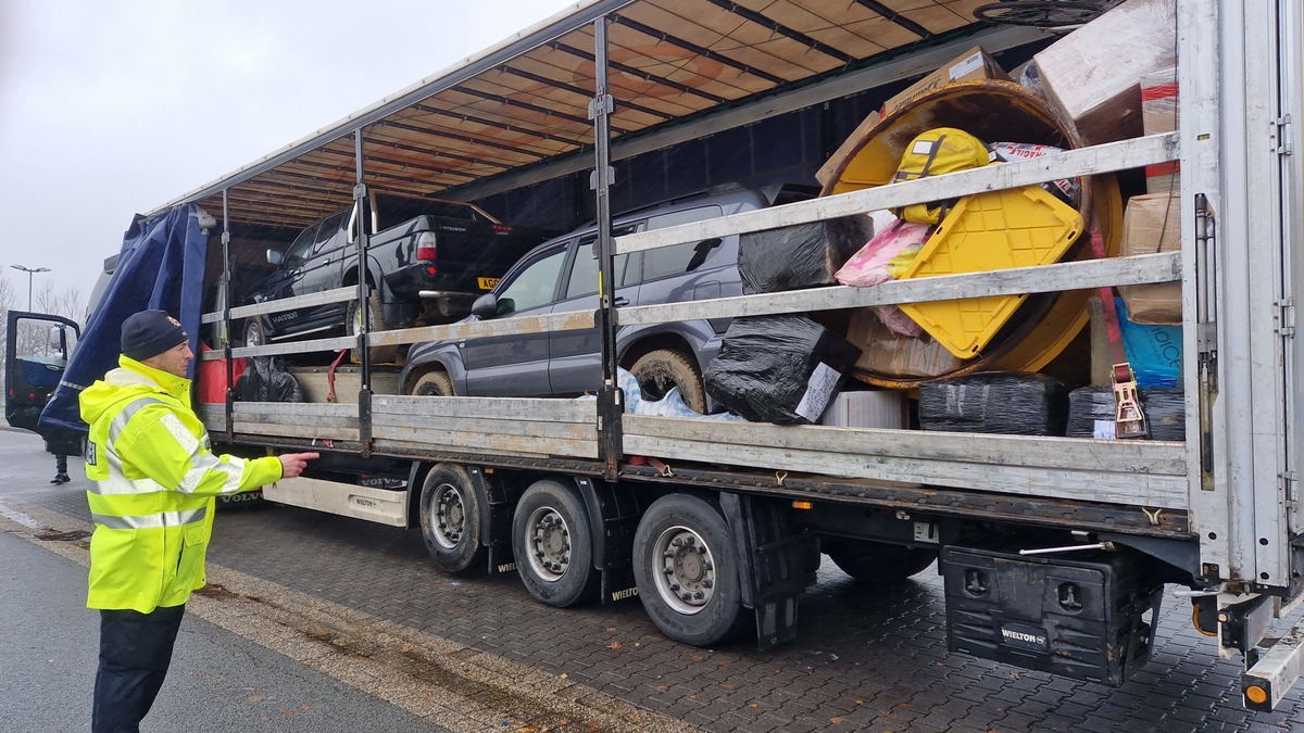 POL-EL: Bad Bentheim - Kontrolle an der Autobahn (Foto) - Foto: presseportal.de