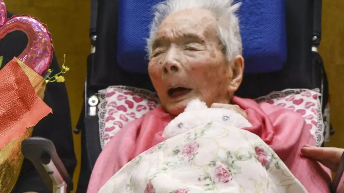 Fusa Tatsumi ist im Alter von 116 Jahren an Altersschwäche gestorben. - Bild: -/Kyodo/dpa