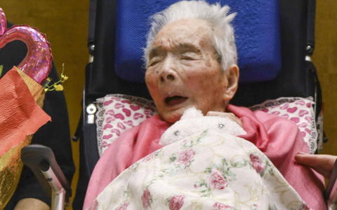 Fusa Tatsumi ist im Alter von 116 Jahren an Altersschwäche gestorben. - Foto: -/Kyodo/dpa