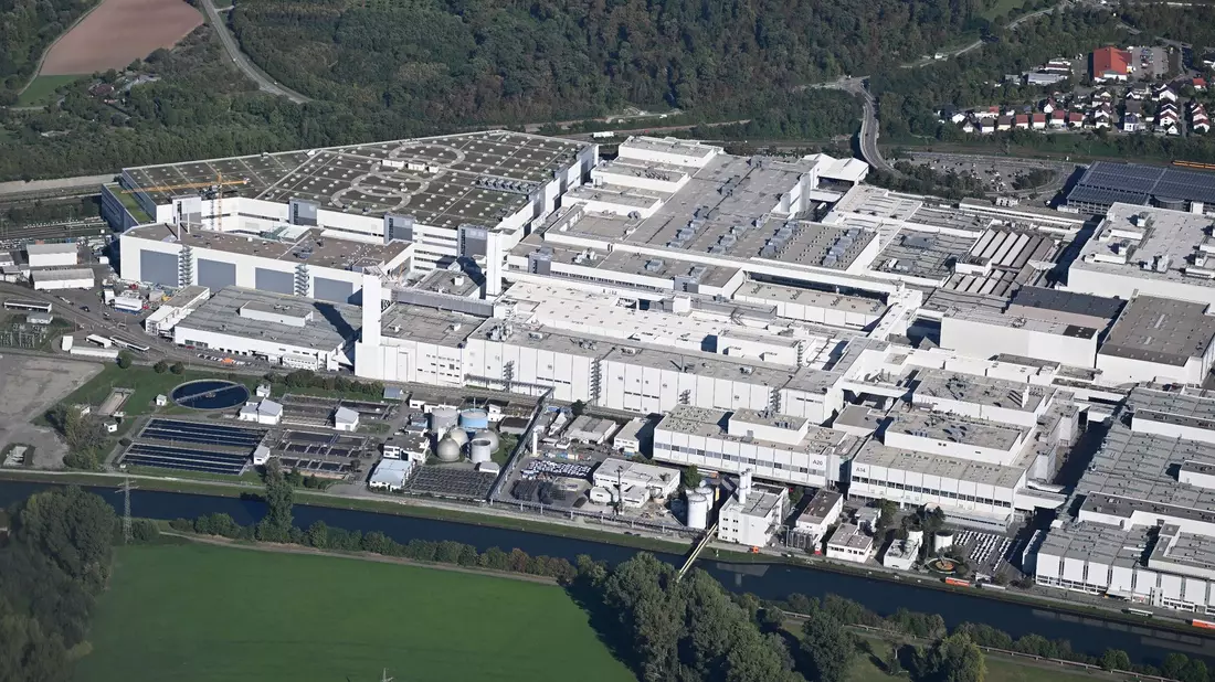 Das Audi-Werk in Neckarsulm. - Bild: Bernd Weißbrod/dpa