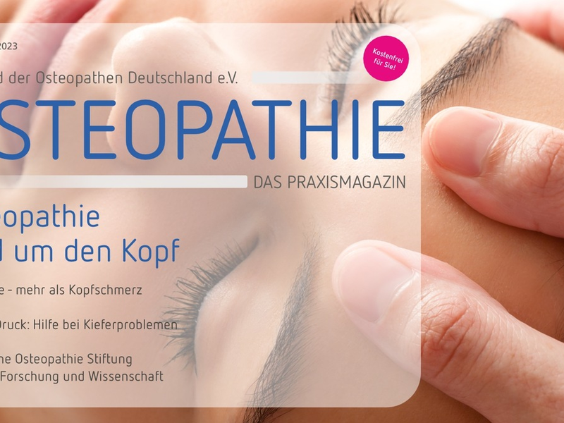 Neu: VOD-Patientenmagazin Osteopathie rund um den Kopf - Foto: presseportal.de