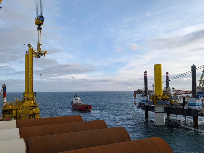 Borkum Riffgrund 3: Installation von größtem deutschen Offshore-Windpark hat begonnen - Foto: presseportal.de