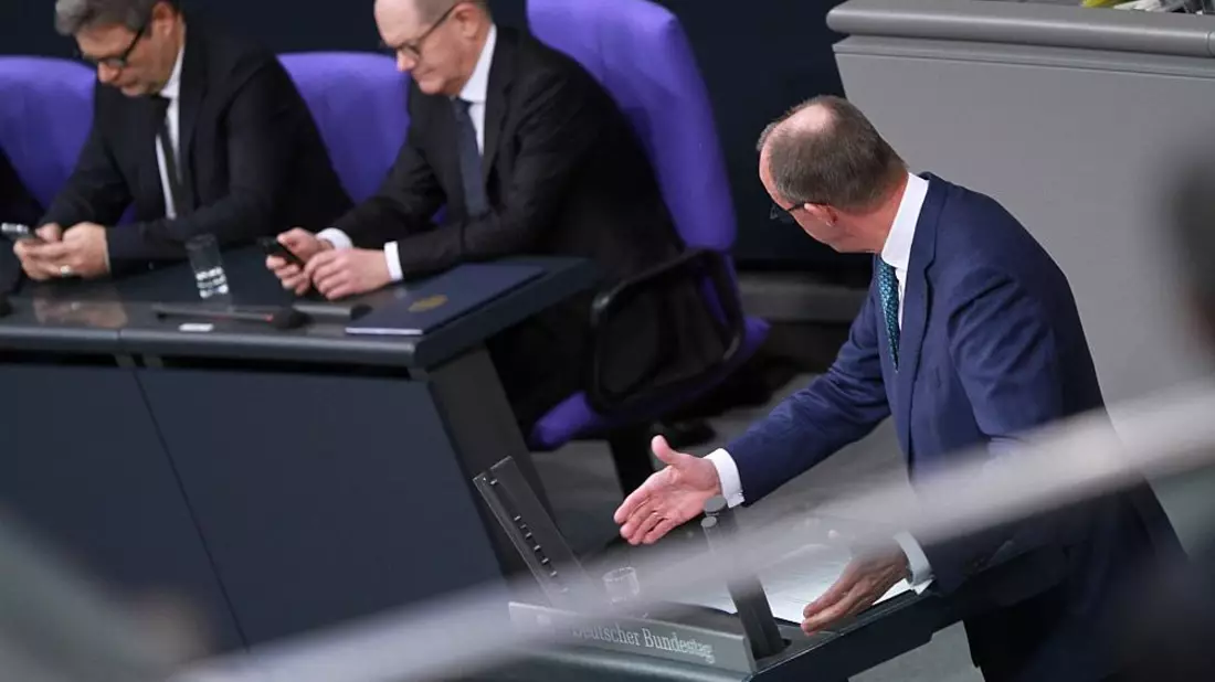 Robert Habeck, Olaf Scholz, Friedrich Merz (Archiv) - Bild: über dts Nachrichtenagentur