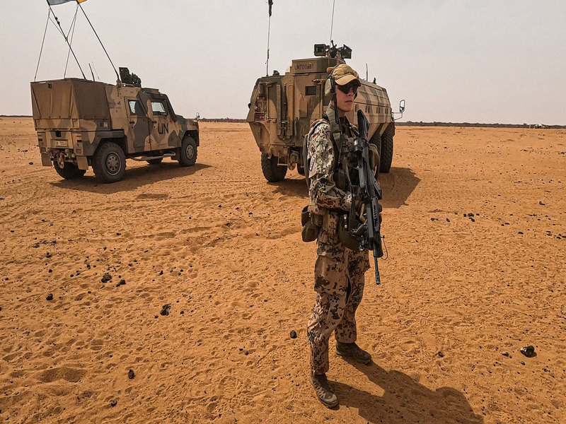 Einsatzbefehl Mali: NDR begleitete exklusiv norddeutsche Soldaten bei ihrem Einsatz - vierteilige Doku-Serie, Dokumentation mit u. a. Boris Pistorius, Podcast Streitkräfte und Strategien - Foto: presseportal.de