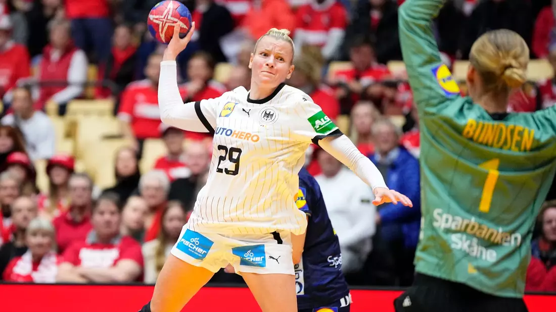 Antje Döll scheiterte mit den deutschen Frauen im Viertelfinale der Handball-WM an Schweden. - Bild: Bo Amstrup/Ritzau Scanpix Foto/AP/dpa