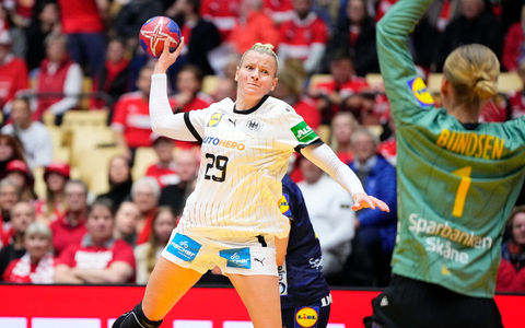 Antje Döll scheiterte mit den deutschen Frauen im Viertelfinale der Handball-WM an Schweden. - Foto: Bo Amstrup/Ritzau Scanpix Foto/AP/dpa