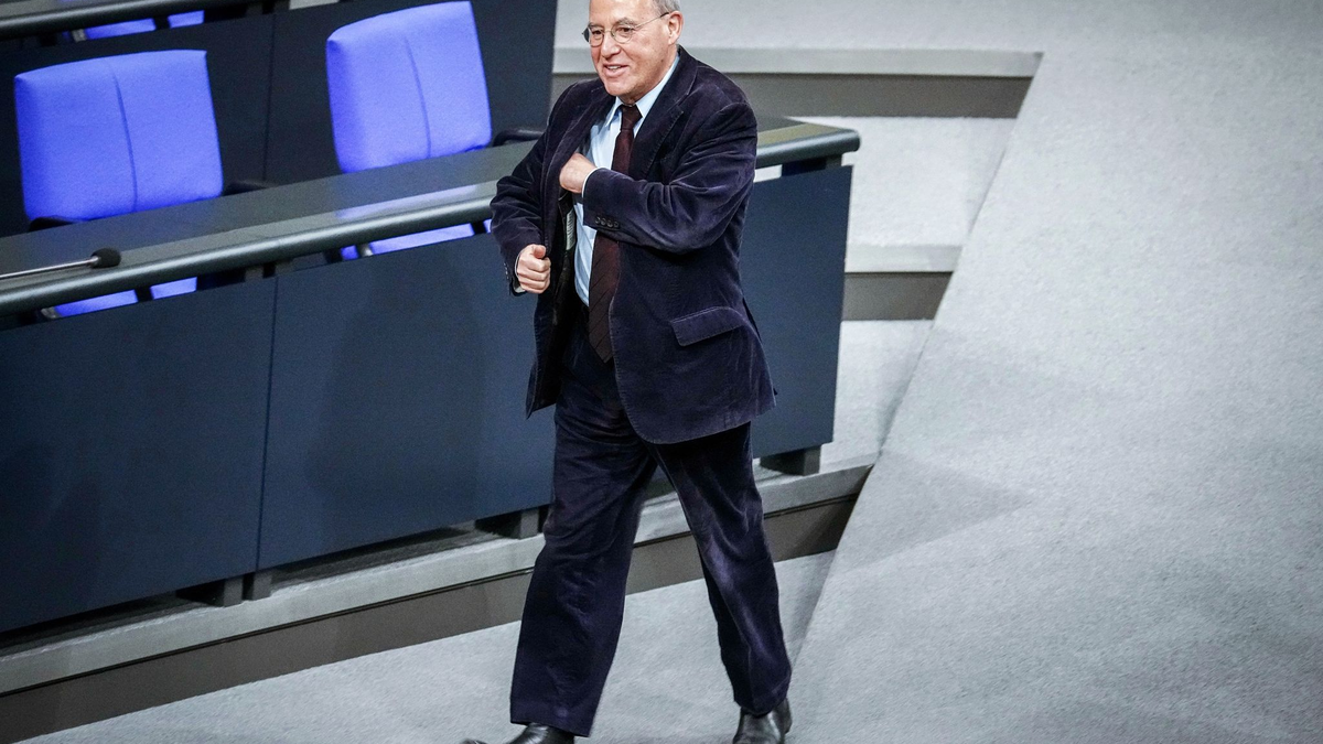 Gregor Gysi hat sich auf den Weg gemacht. - Foto: Kay Nietfeld/dpa