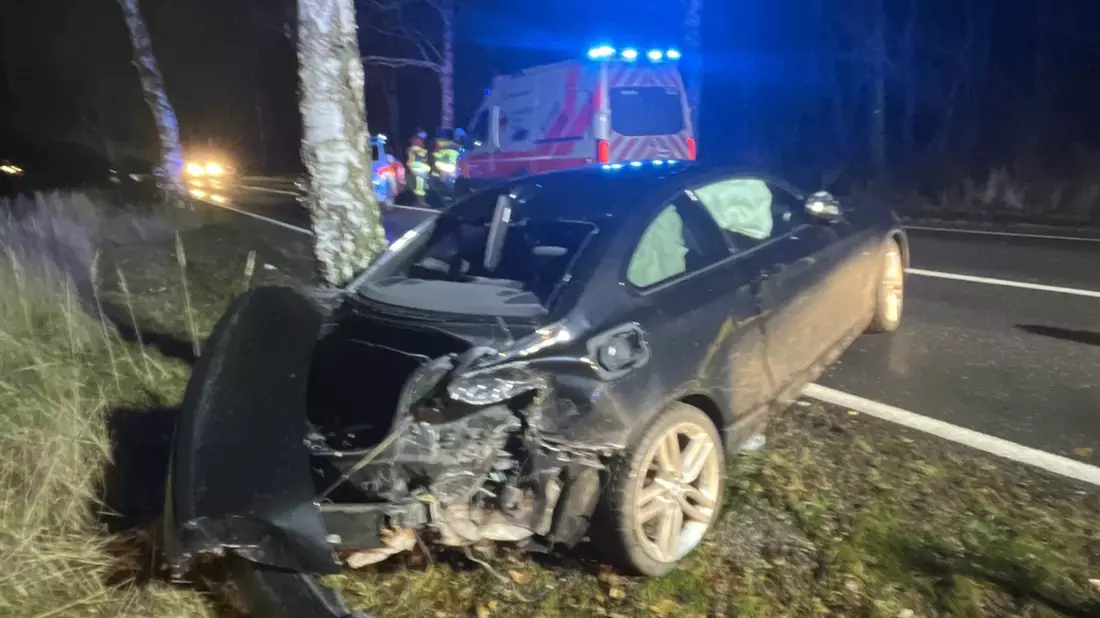 POL-HST: Pkw gegen Baum - Fahrer alkoholisiert - Bild: presseportal.de