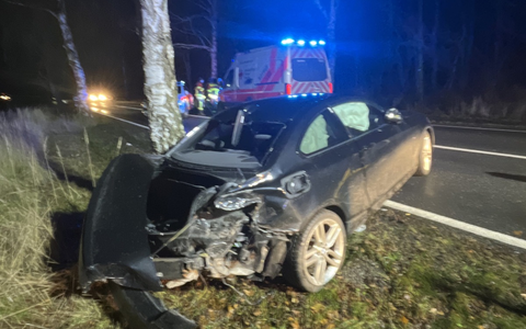POL-HST: Pkw gegen Baum - Fahrer alkoholisiert - Foto: presseportal.de