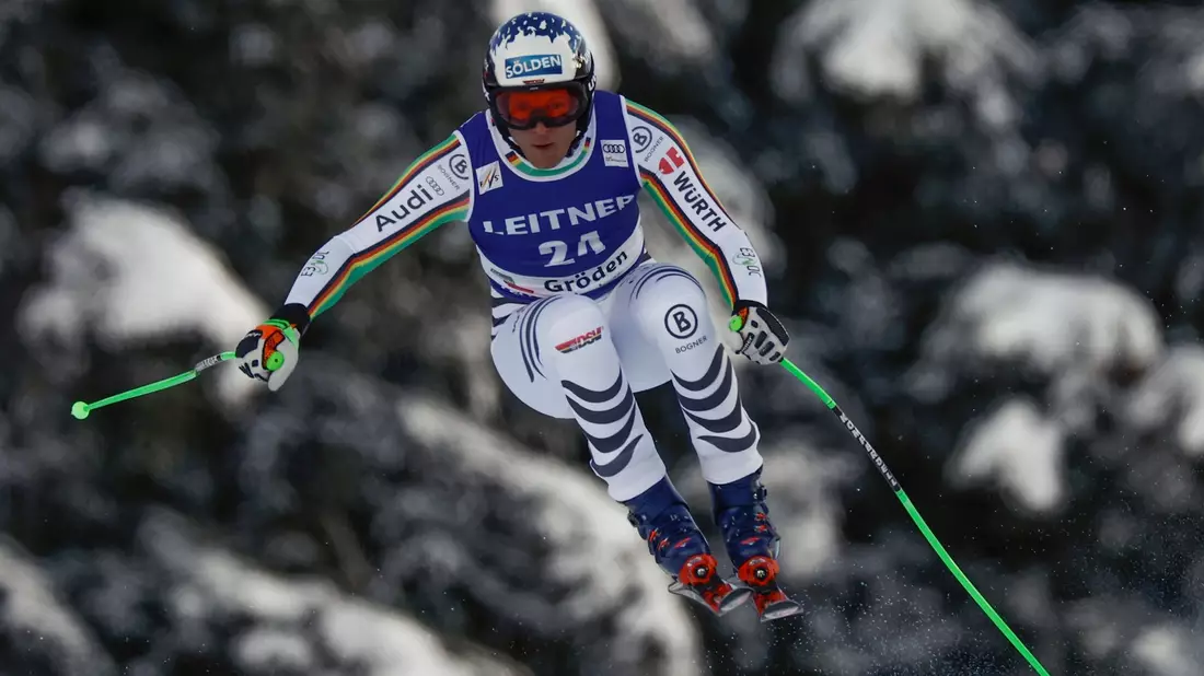 Fuhr in Gröden hinterher: Thomas Dressen. - Bild: Gabriele Facciotti/AP/dpa