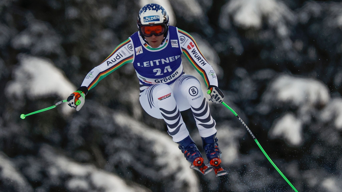 Fuhr in Gröden hinterher: Thomas Dressen. - Foto: Gabriele Facciotti/AP/dpa
