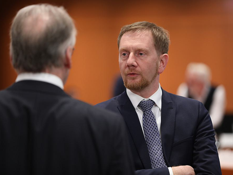 Reiner Haseloff und Michael Kretschmer (Archiv) - Foto: über dts Nachrichtenagentur