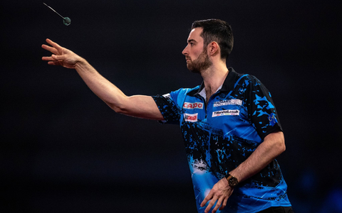 Gehört zu den Favoriten der Darts-WM in London: Luke Humphries. - Foto: Steven Paston/PA Wire/dpa