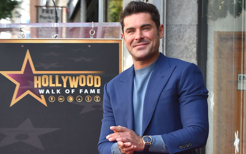 Schauspieler Zac Efron auf dem Hollywood Walk of Fame. - Foto: Jordan Strauss/Invision via  AP/dpa