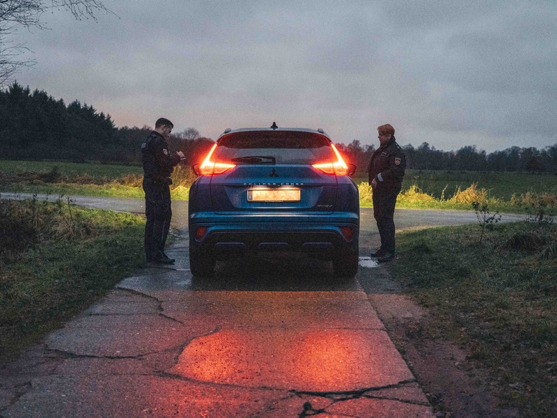 POL-Bremerhaven: Verbot der Durchfahrt - Polizei kontrolliert in Leherheide - Foto: presseportal.de