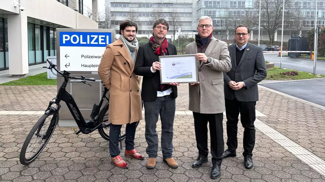 POL-E: Essen: Zum dritten Mal in Folge ausgezeichnet - Polizei Essen ist und bleibt fahrradfreundlicher Arbeitgeber - Bild: presseportal.de
