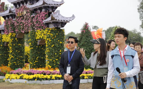 CICG: Besuch des Blumenmeers in Zhongshan - Foto: presseportal.de