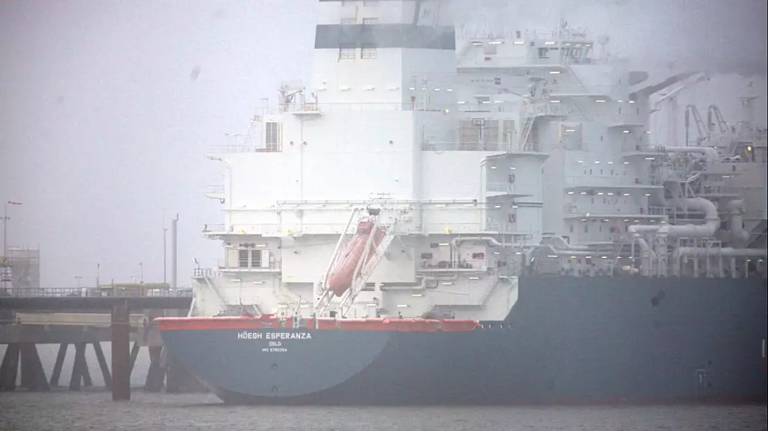 Schwimmendes LNG-Terminal in Wilhelmshaven (Archiv) - Bild: über dts Nachrichtenagentur
