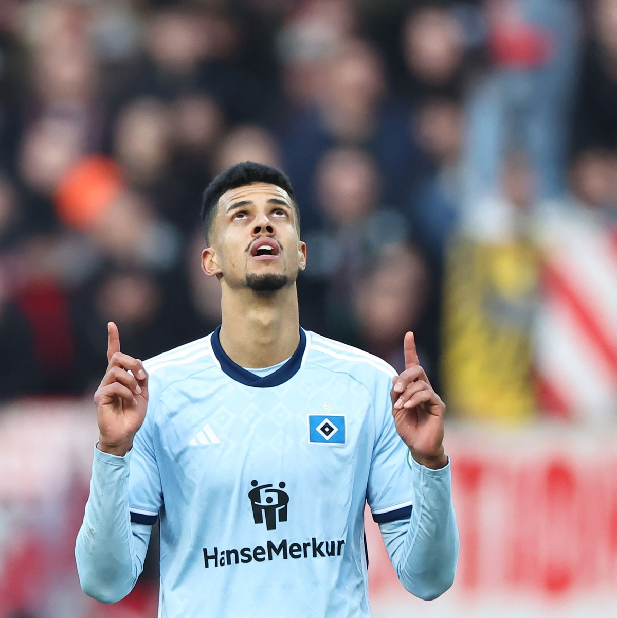 Robert Glatzel traf spät für den HSV. - Foto: Daniel Karmann/dpa