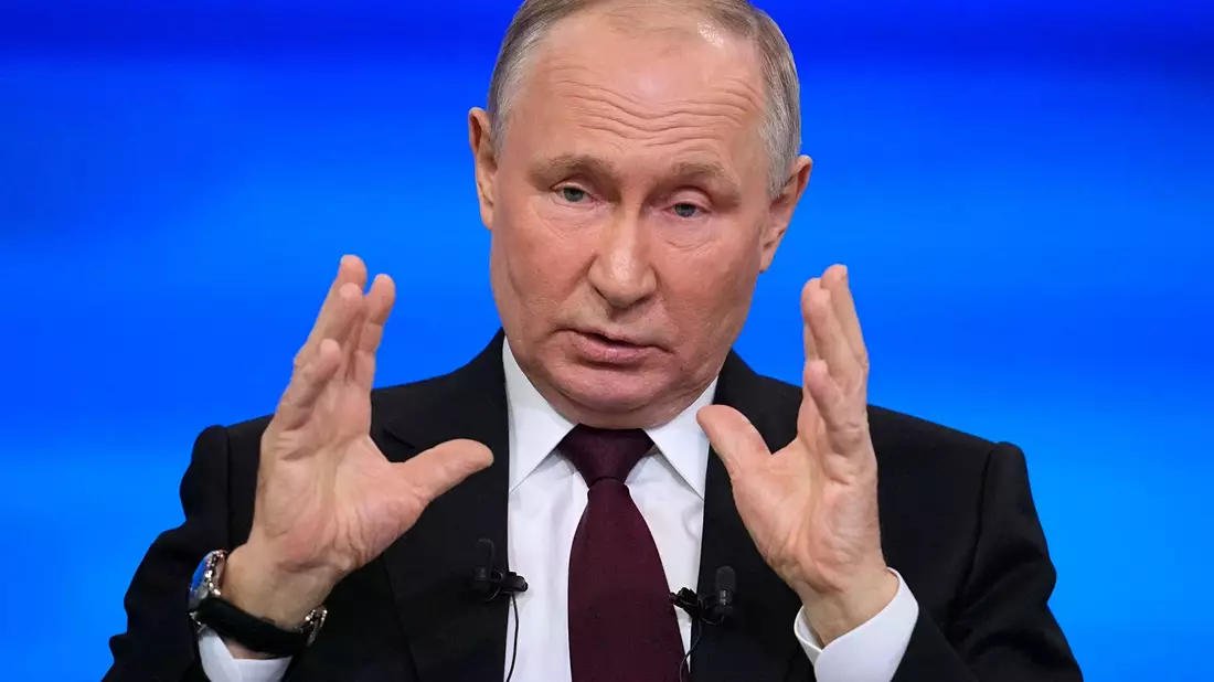 «Der Frieden wird kommen, wenn wir unsere Ziele erreicht haben», sagte Kremlchef Putin bei seiner großen Jahrespressekonferenz vor zwei Wochen. - Bild: Alexander Zemlianichenko/Pool AP/AP