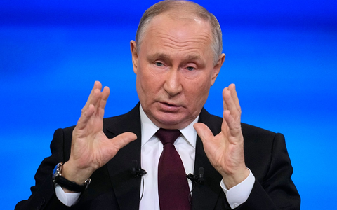 Russlands Präsident Wladimir Putin führt seit fast 22 Monaten Krieg gegen die Ukraine. - Foto: Alexander Zemlianichenko/Pool AP/AP