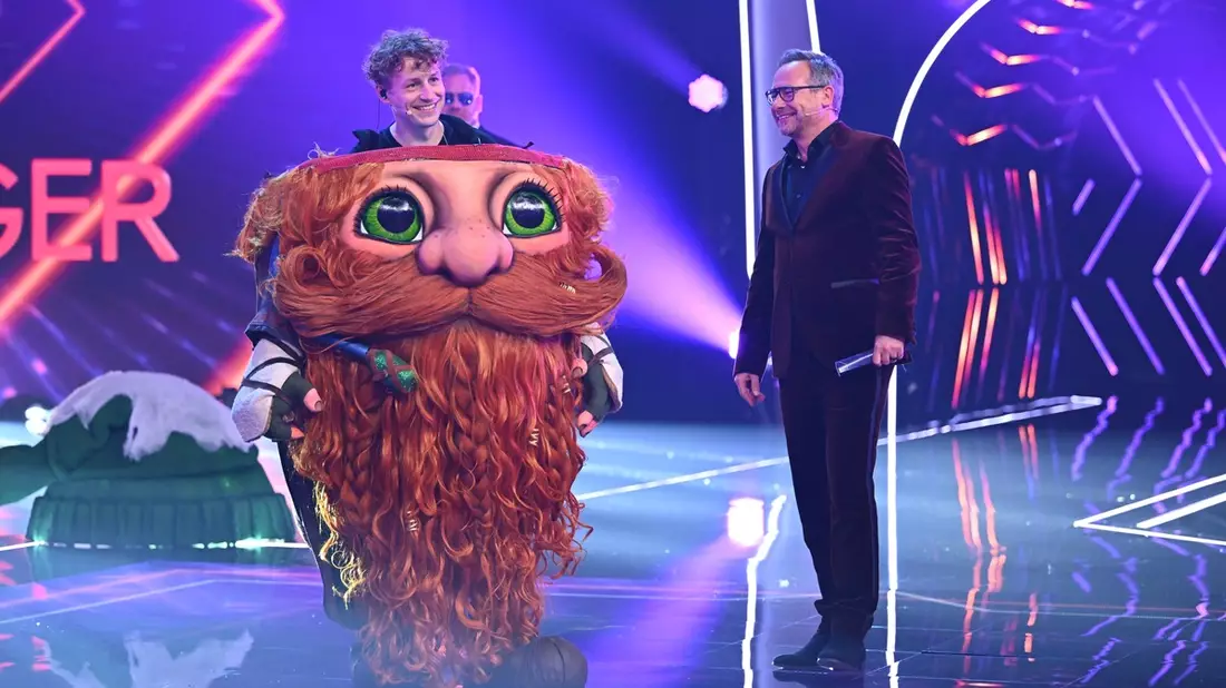 Tim Bendzko schenkt uns KLAUS CLAUS / The Masked Singer mit Staffelbestwert im Halbfinale - Bild: presseportal.de