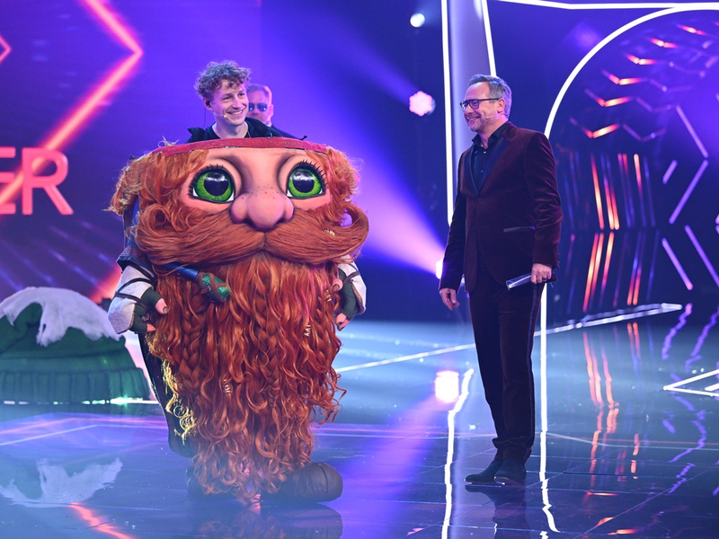 Tim Bendzko schenkt uns KLAUS CLAUS / The Masked Singer mit Staffelbestwert im Halbfinale - Foto: presseportal.de