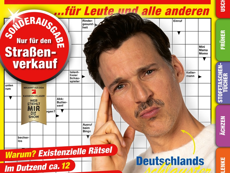 Florian David Fitz Wer stiehlt mir die Show? - Foto: ProSieben/ Florida TV, presseportal.de