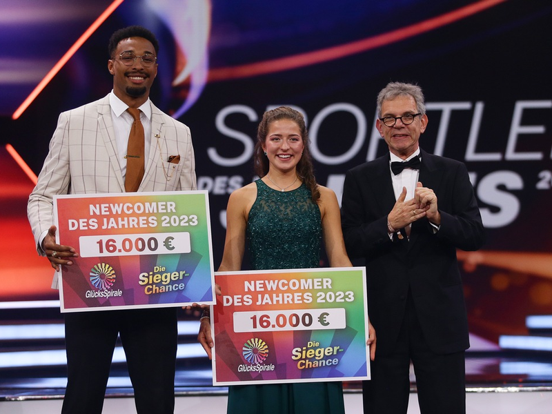 Deutschlands punktbester Zehnkämpfer aller Zeiten: GlücksSpirale-Zusatzlotterie Sieger-Chance kürt Leo Neugebauer zum Newcomer des Jahres - Foto: presseportal.de