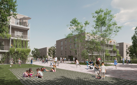 wohnvoll AG entwickelt village in Heidenheim/Schnaitheim: Merz Objektbau errichtet 5 Mehrfamilienhäuser mit 96 Mietwohnungen / wohnvoll AG baut 91 seniorengerechte Apartments - Foto: presseportal.de