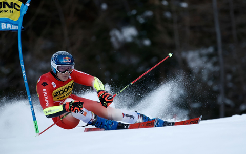 Marco Odermatt siegte in Alta Badia auch im Riesenslalom. - Foto: Gabriele Facciotti/AP/dpa