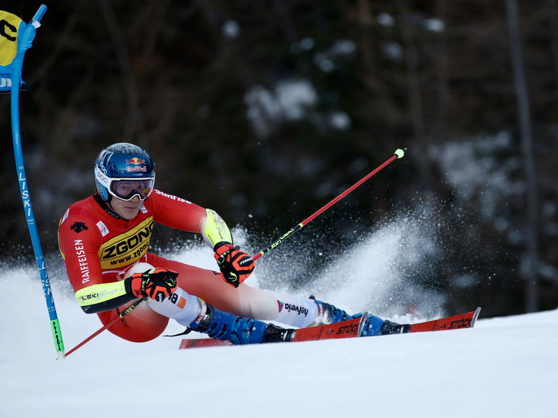 Marco Odermatt siegte in Alta Badia auch im Riesenslalom. - Foto: Gabriele Facciotti/AP/dpa